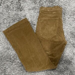 Mango Tan Corduroy Trousers